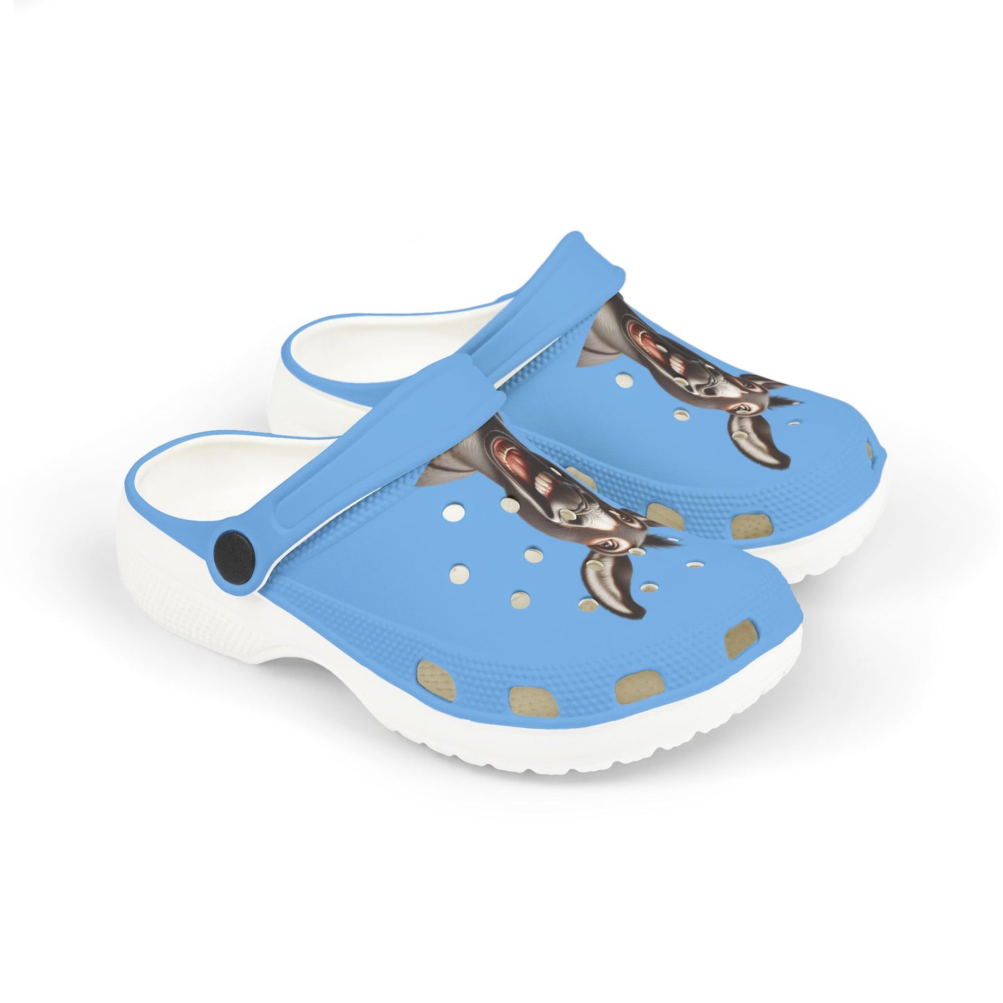 Playful Kids' EVA Foam Clogs - Fun Goat Design