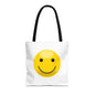 Smiley Face Tote Bag, Eco-Friendly Shopping Bag