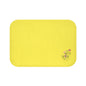 Bright Yellow Floral Bath Mat - Cozy Bathroom Decor, Non-Slip Area Rug, Spring Vibes, Gift for Home, Mother's Day, Summer