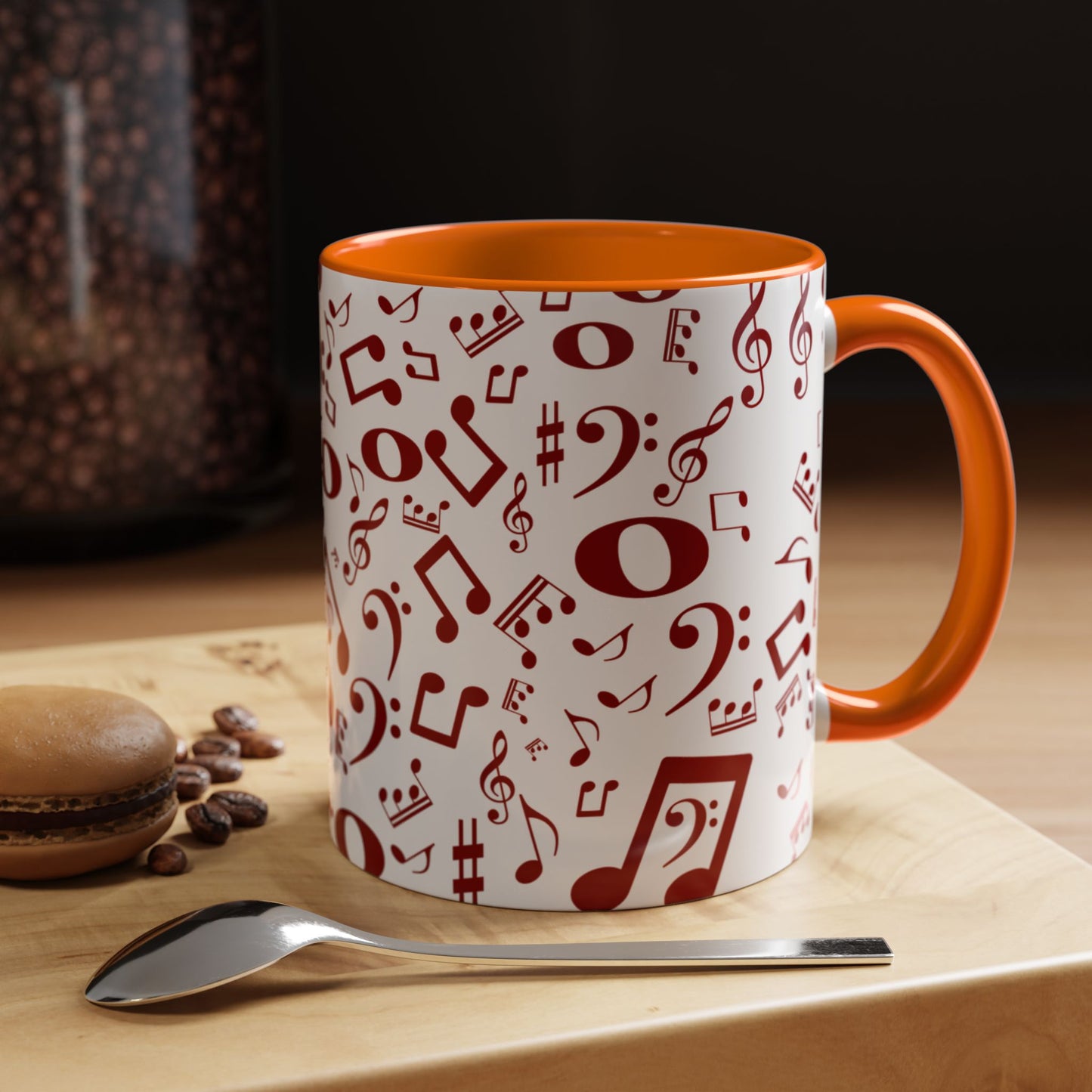 Musical Accent Mug - Perfect for Music Lovers, Gifts for Musicians, Coffee Lover's Essential, Singing Inspiration, Music-Themed [...]