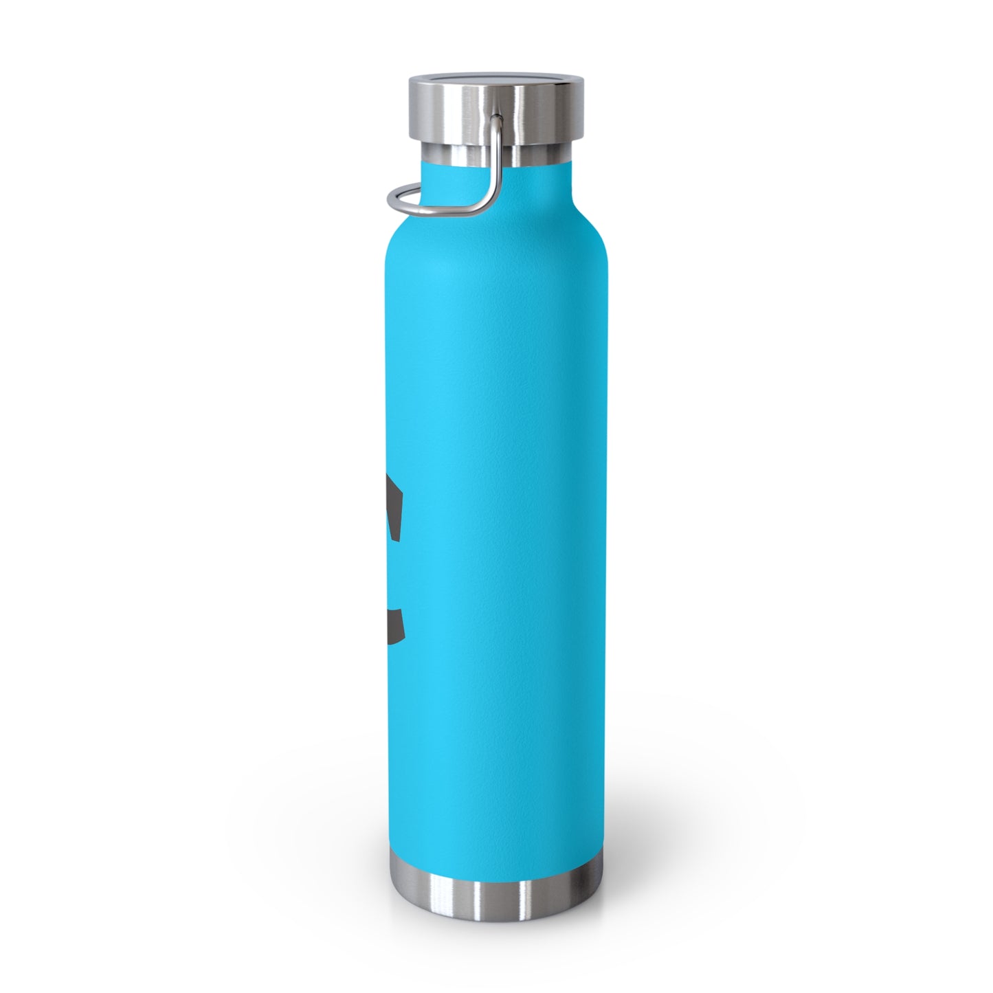 Personalized Copper Insulated Water Bottle, 22oz - "C" Custom Monogram