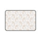Desk Mat — Neutral Leaf Pattern Desk Mat (Beige Minimal Botanical Mousepad)