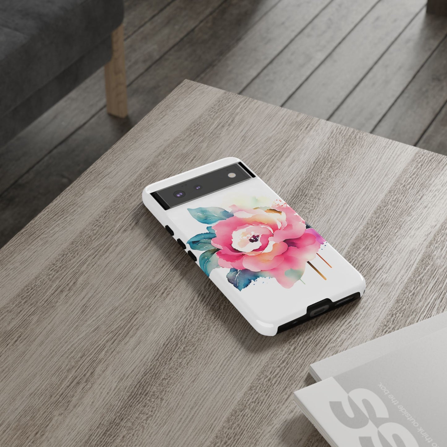 Floral Phone Case - Vibrant Rose Design