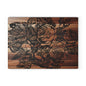 Elegant Floral Glass Cutting Board
