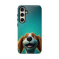 Happy Dog Phone Case — Cute Cartoon Puppy Protective Phone Cover