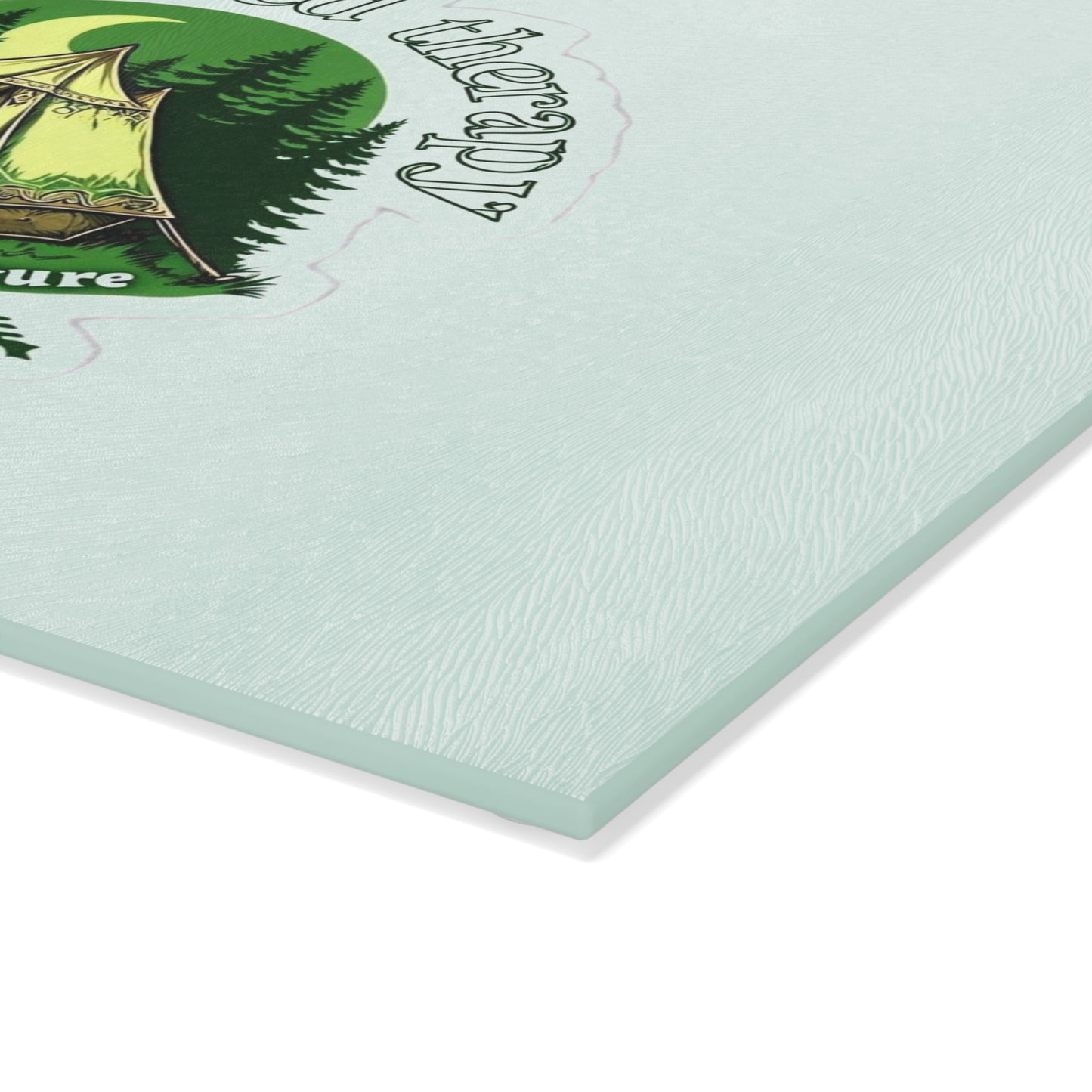 Outdoor Escape Glass Cutting Board - Perfect for Camping Lovers