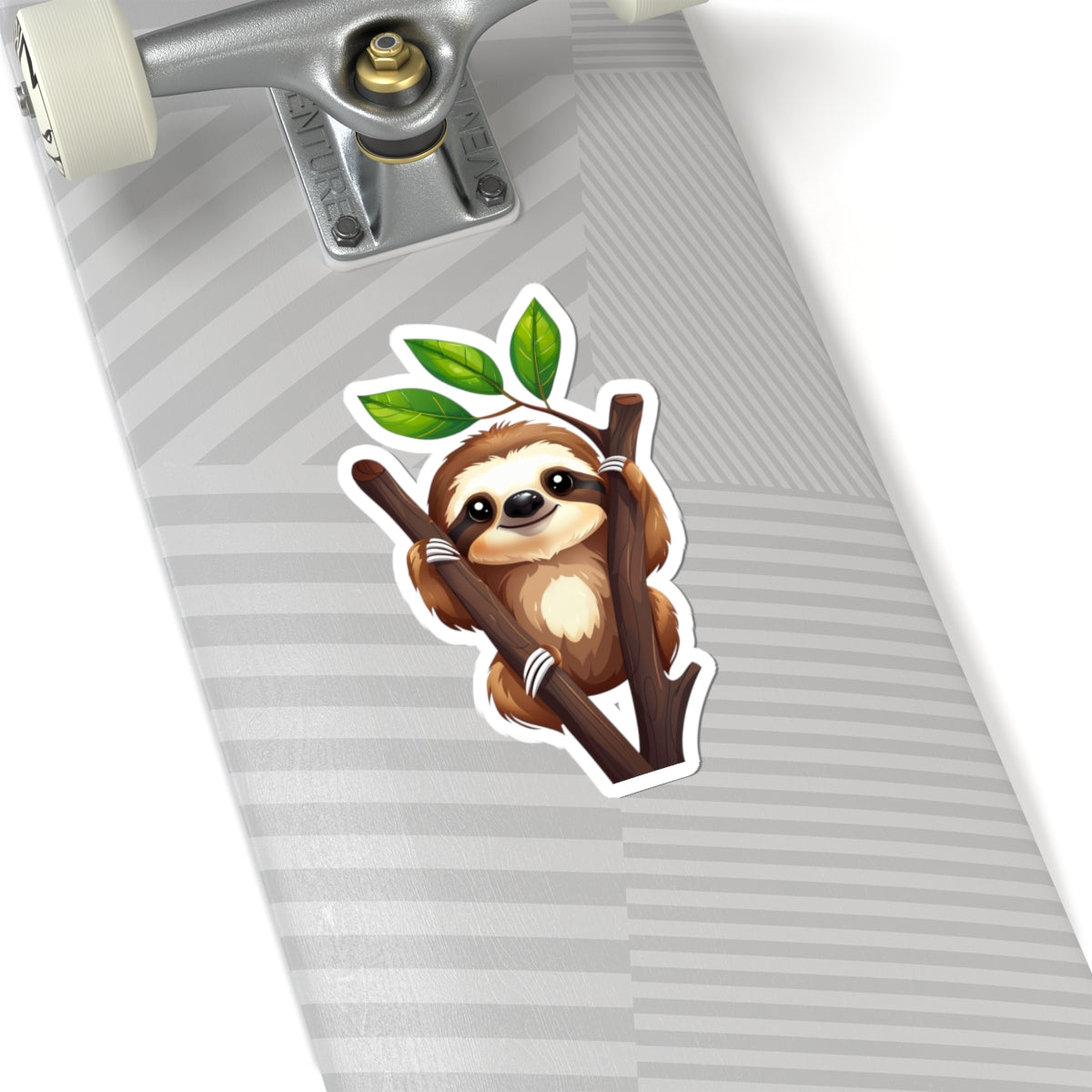 Cute Sloth Sticker — Kiss-Cut Vinyl Decal for Laptops, Water Bottles & Notebooks