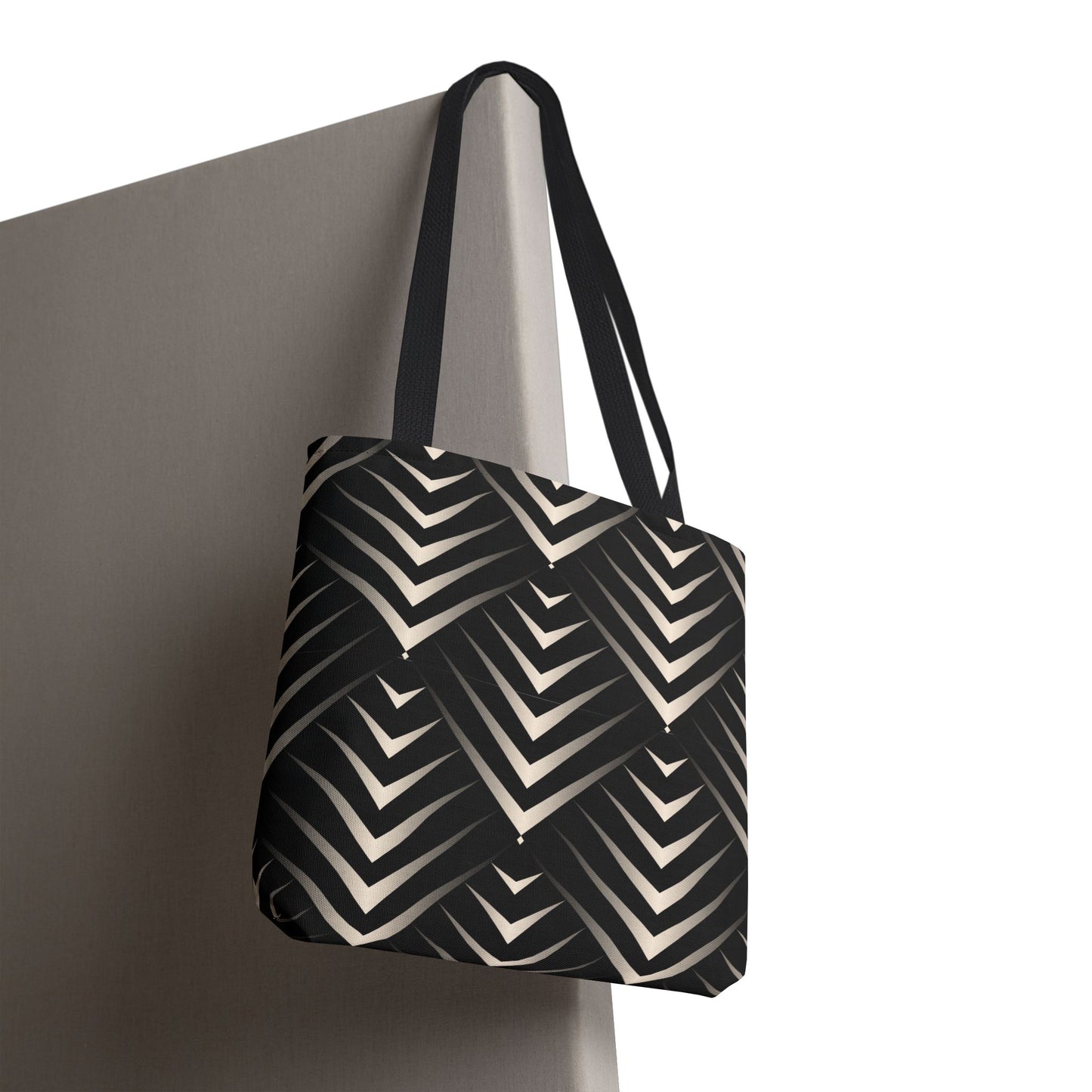 Chic Geometric Tote Bag, Stylish Everyday Bag, Reusable Shopping Tote, Eco-Friendly Gift, Fashion Accessory for All Occasions