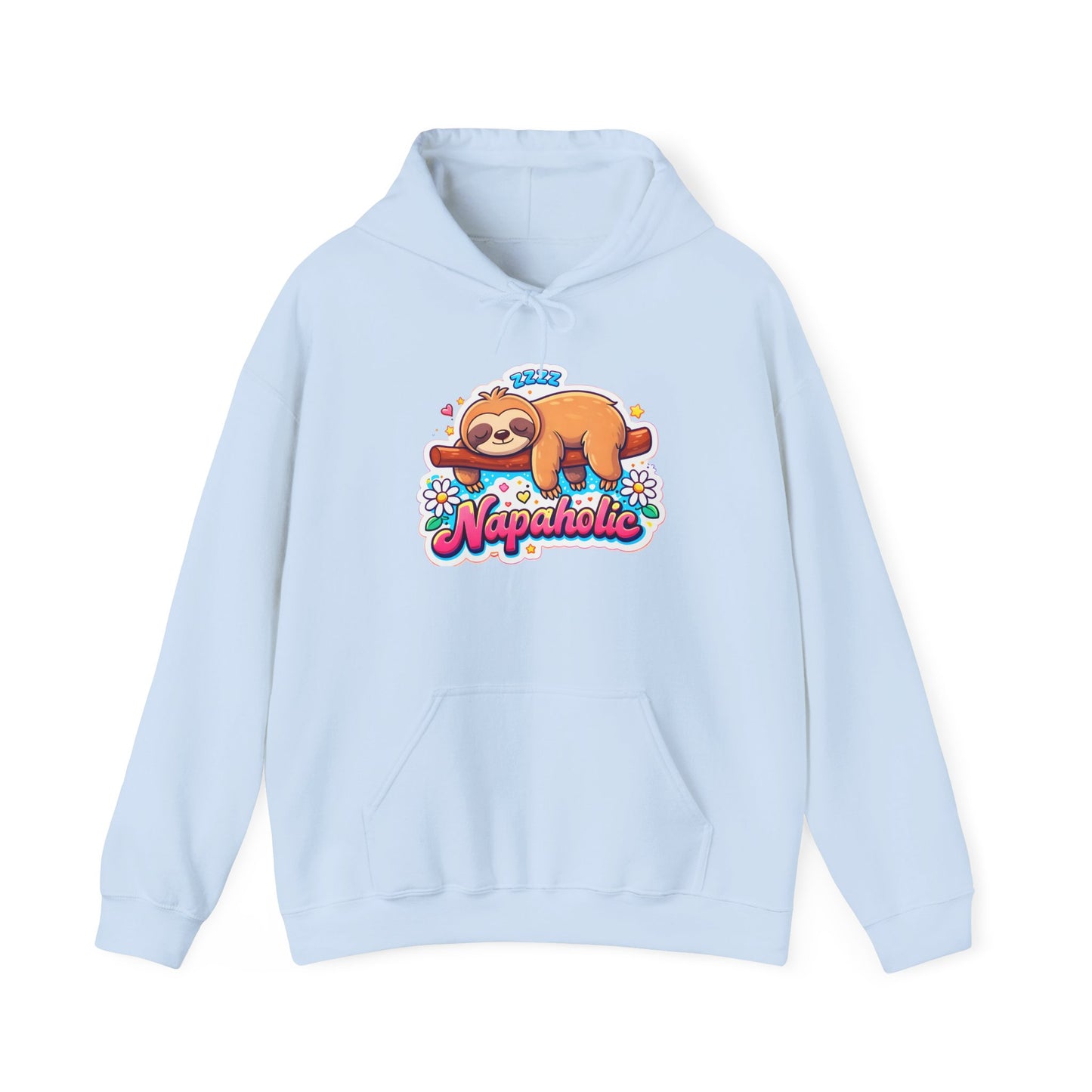 Napaholic Sloth Hoodie — Cute Sleepy Sloth Graphic Sweatshirt
