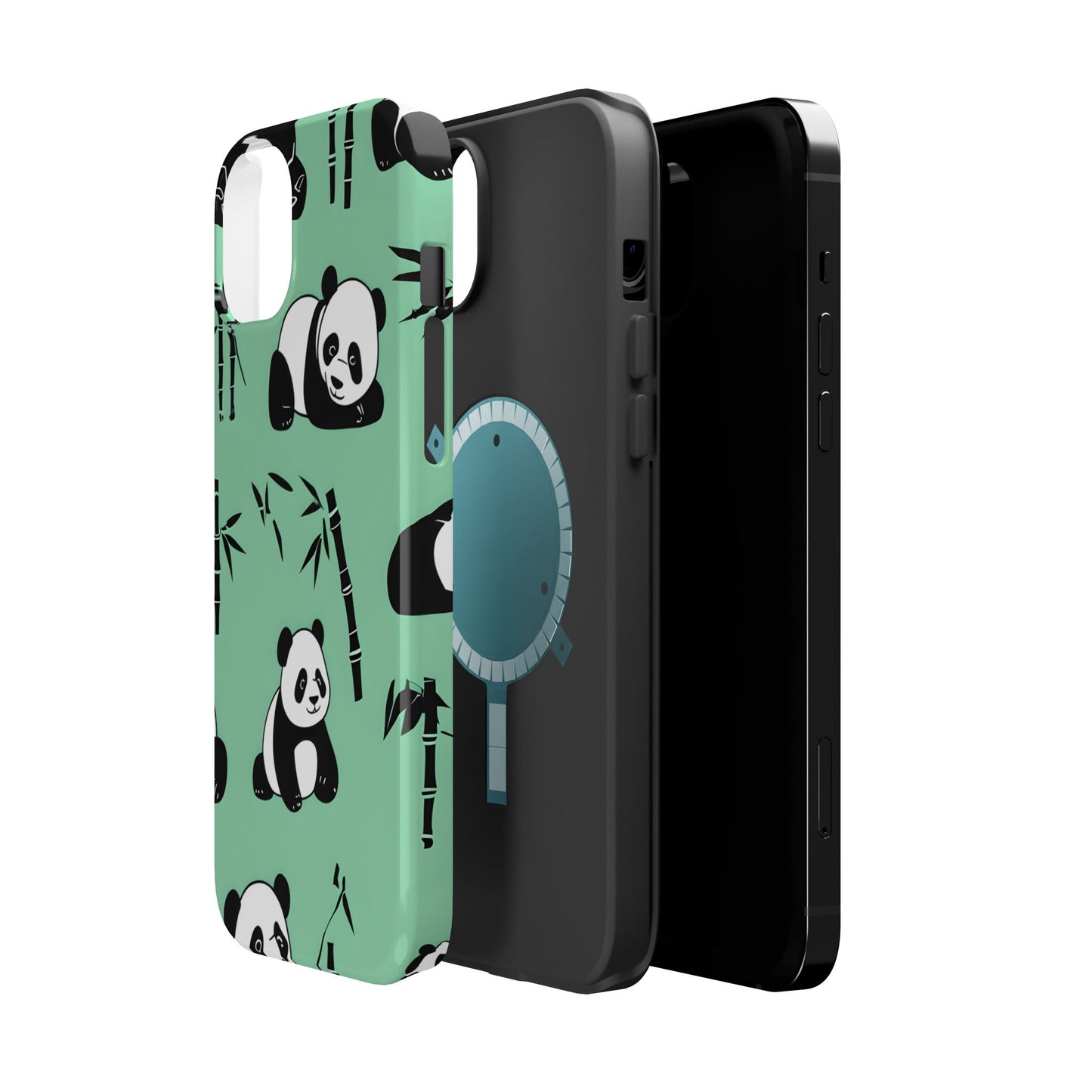 Panda Bamboo Magnetic Impact-Resistant Phone Case