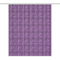 Purple Shower Curtain with musical notes
