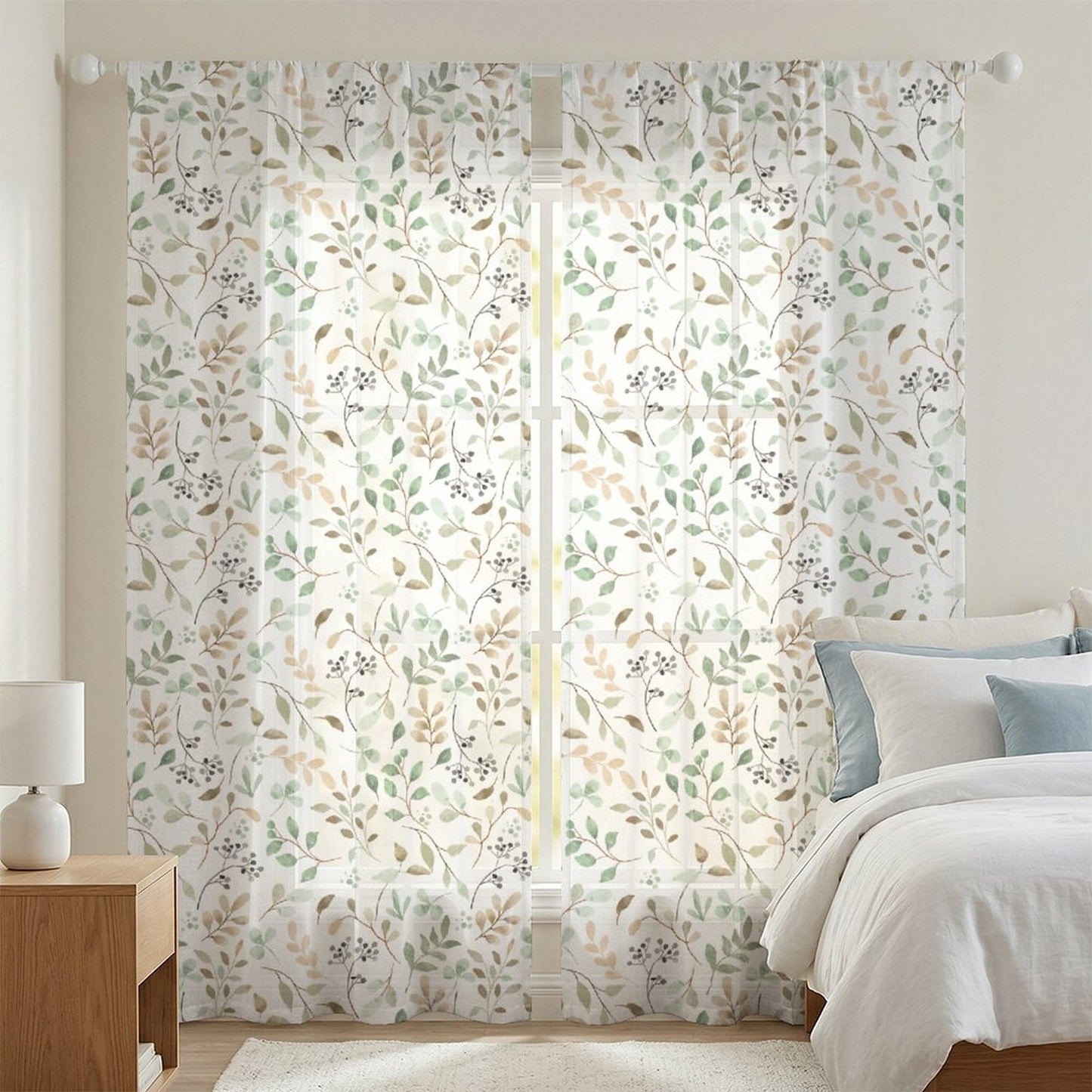 Sheer Curtain Botanical