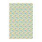 Baby Footprint Minky Blanket — Soft Dinosaur Pattern Nursery Throw