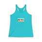 Retro Vibes Women's Racerback Tank Top, Summer Style, Workout Top, Casual Wear, Gift for Her, Vintage Fitness Tee