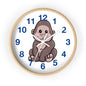 Cute Gorilla Wall Clock - Kid's Room Decor, Playroom Wall Art