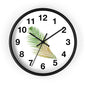 Tropical Palm Leaf Wall Clock – Minimal Botanical Home Decor