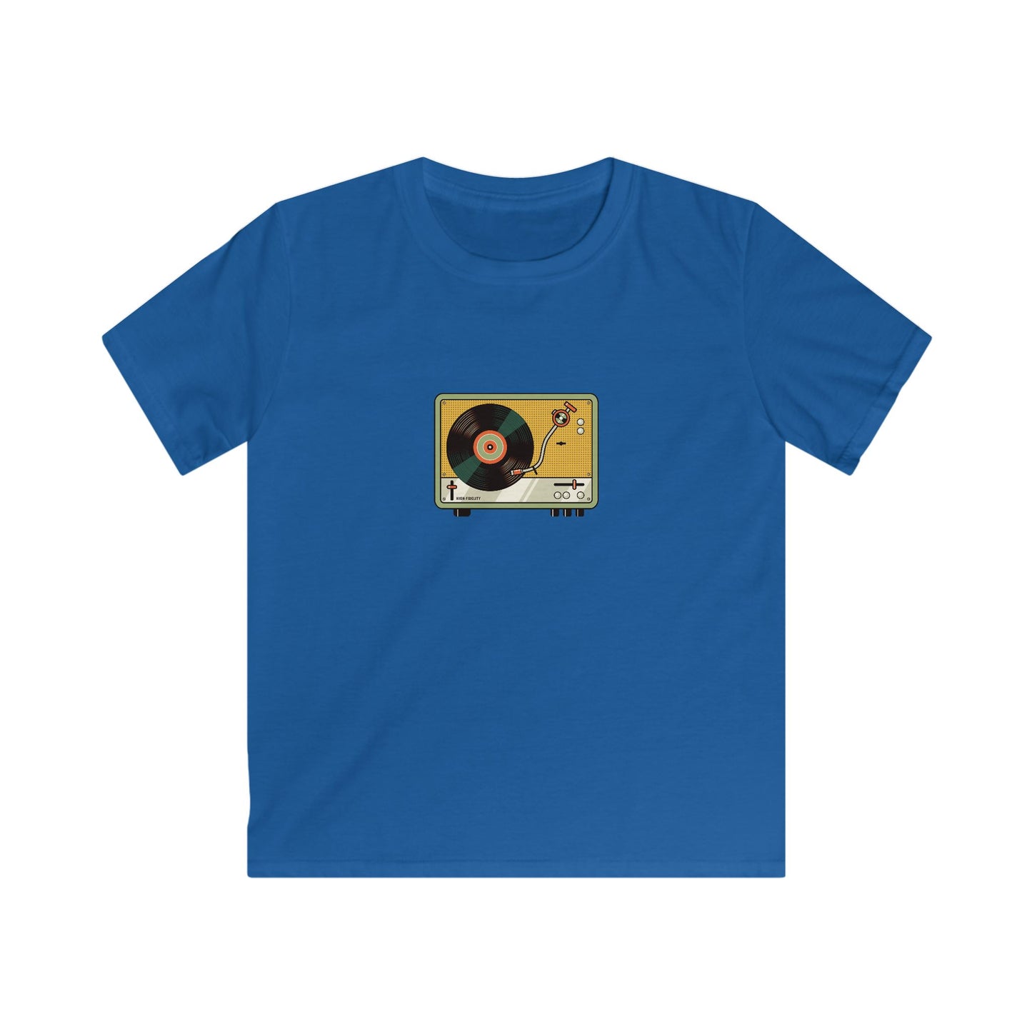 Kids Softstyle Tee - record player