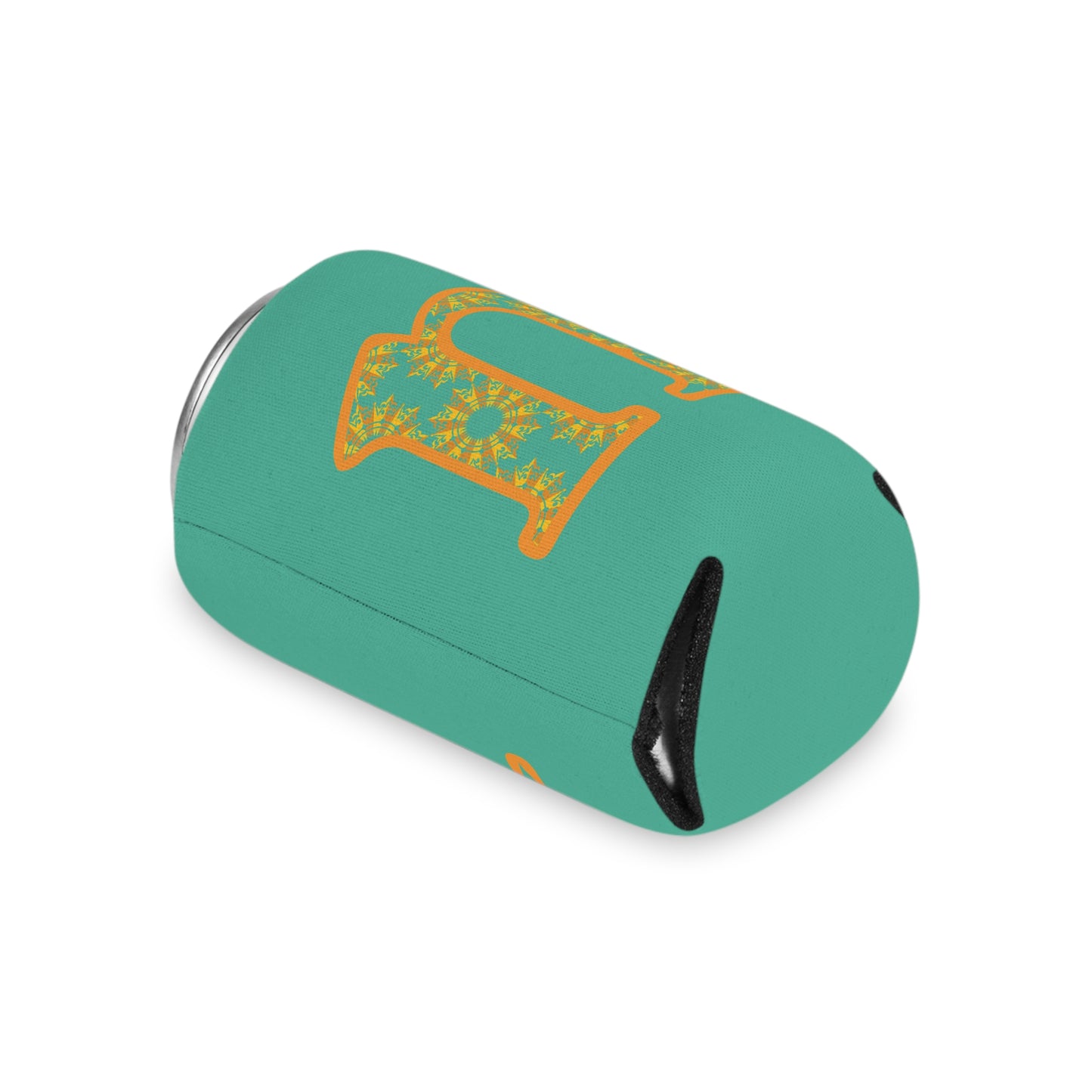 Vibrant Initial Can Cooler, Personalized Party Favor, Summer BBQ Accessory, Custom Drink Sleeve, Gift for Him/Her