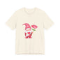 Valentine Gnome T‑Shirt — Cute Pink Gnome Holding Rose Tee