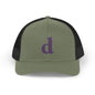 Glitter Initial Snapback Trucker Cap, Personalized Hat, Custom Cap, Trendy Hat, Stylish Gift for Him/Her, Summer Fashion Accessory