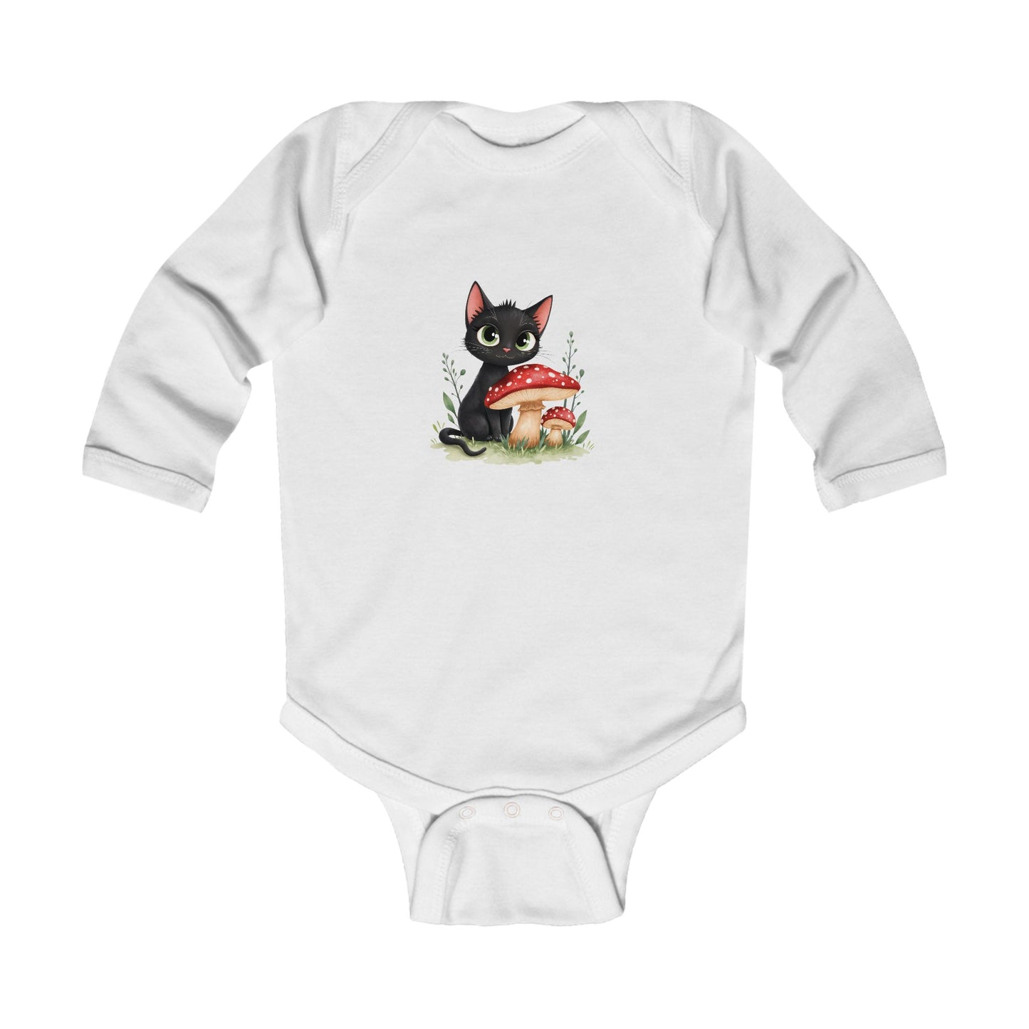 Adorable Cat-Themed Infant Bodysuit