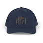 1971 Leopard Print Snapback Trucker Cap — Vintage Born in 1971 Birthday Gift