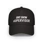 লো প্রোফাইল বেসবল ক্যাপ — "Shit Show Supervisor" এমব্রয়ডারি করা মজাদার ড্যাড হ্যাট