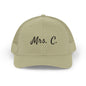 Mrs. C. Snapback Trucker Cap for Newlyweds, Wedding Gift, Bride Hat, Personalized Cap, Casual Style Accessories
