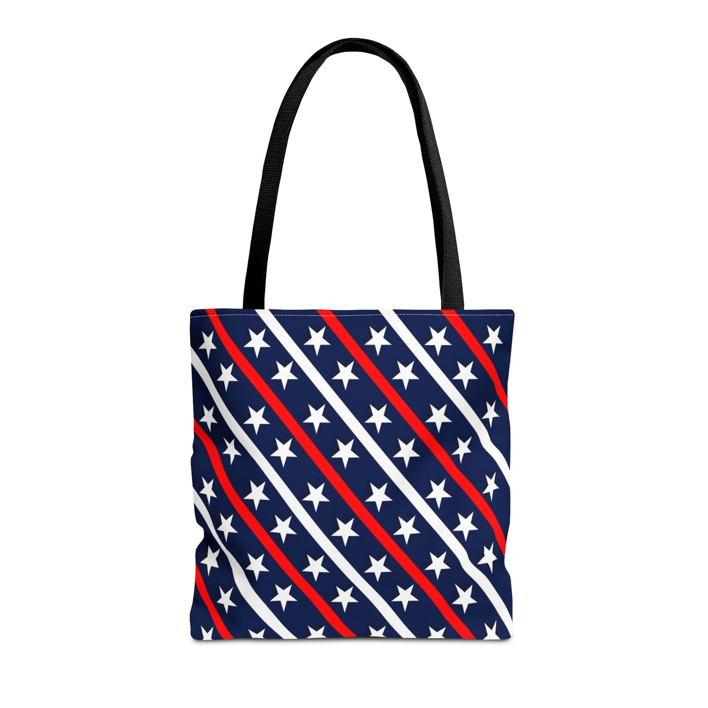 Patriotic Tote Bag, USA Flag Inspired