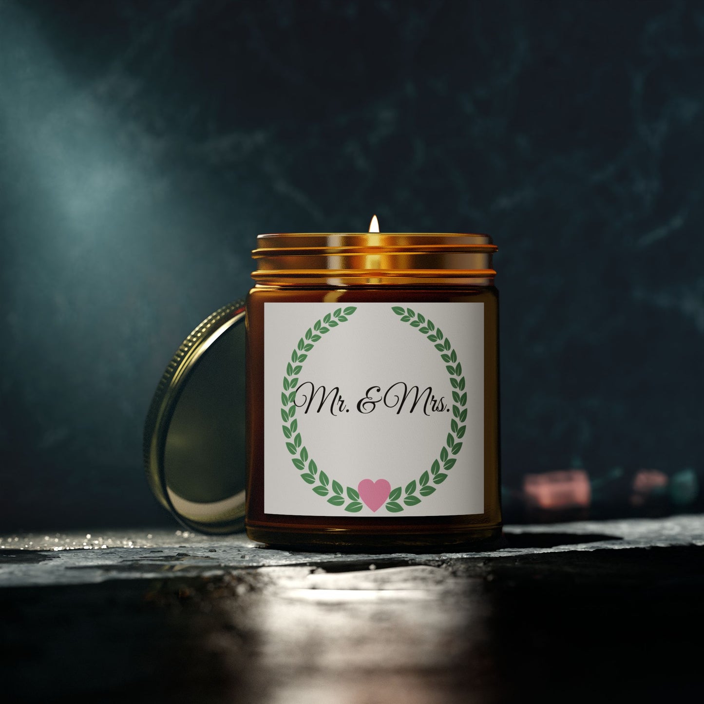 Mr & Mrs Scented Candles - Perfect Wedding Favor, Bridal Shower Gift, Home Décor, Engagement Celebration