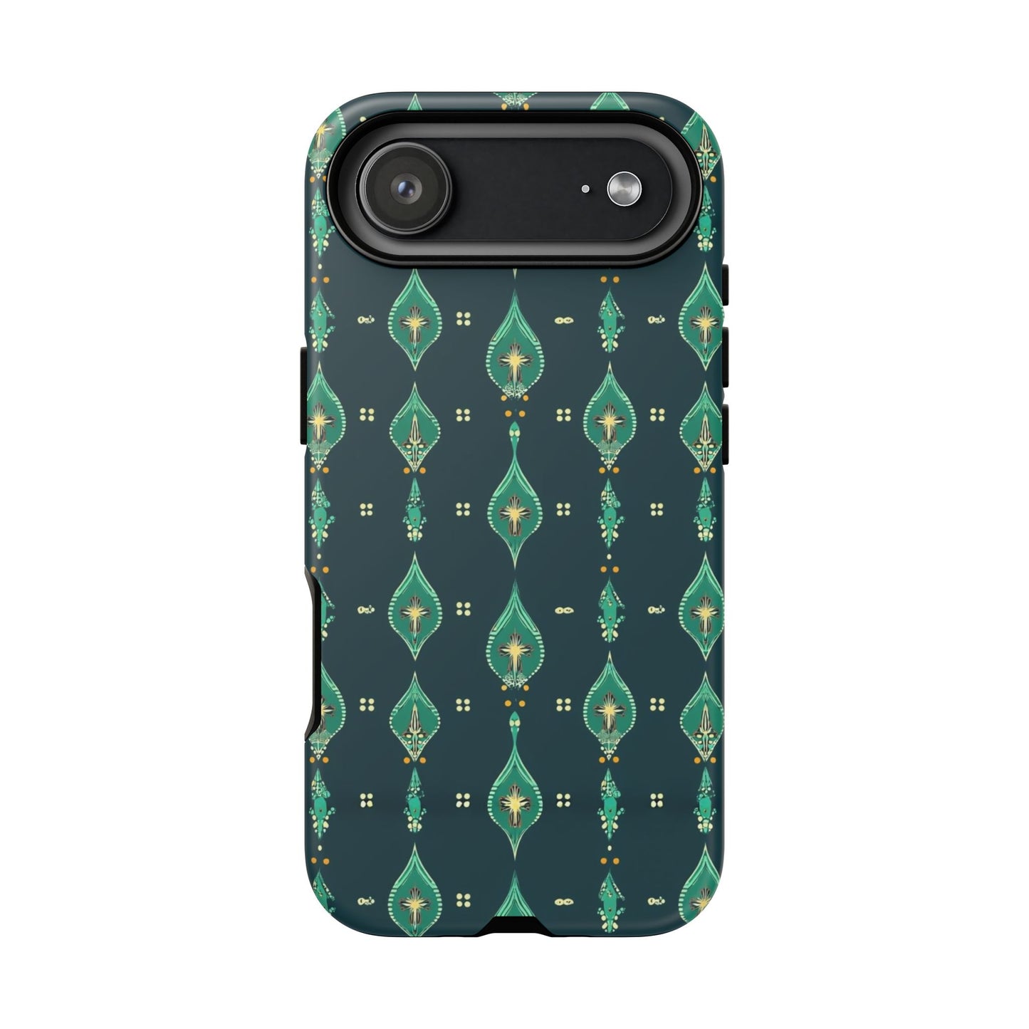 Emerald Boho Teardrop Phone Case