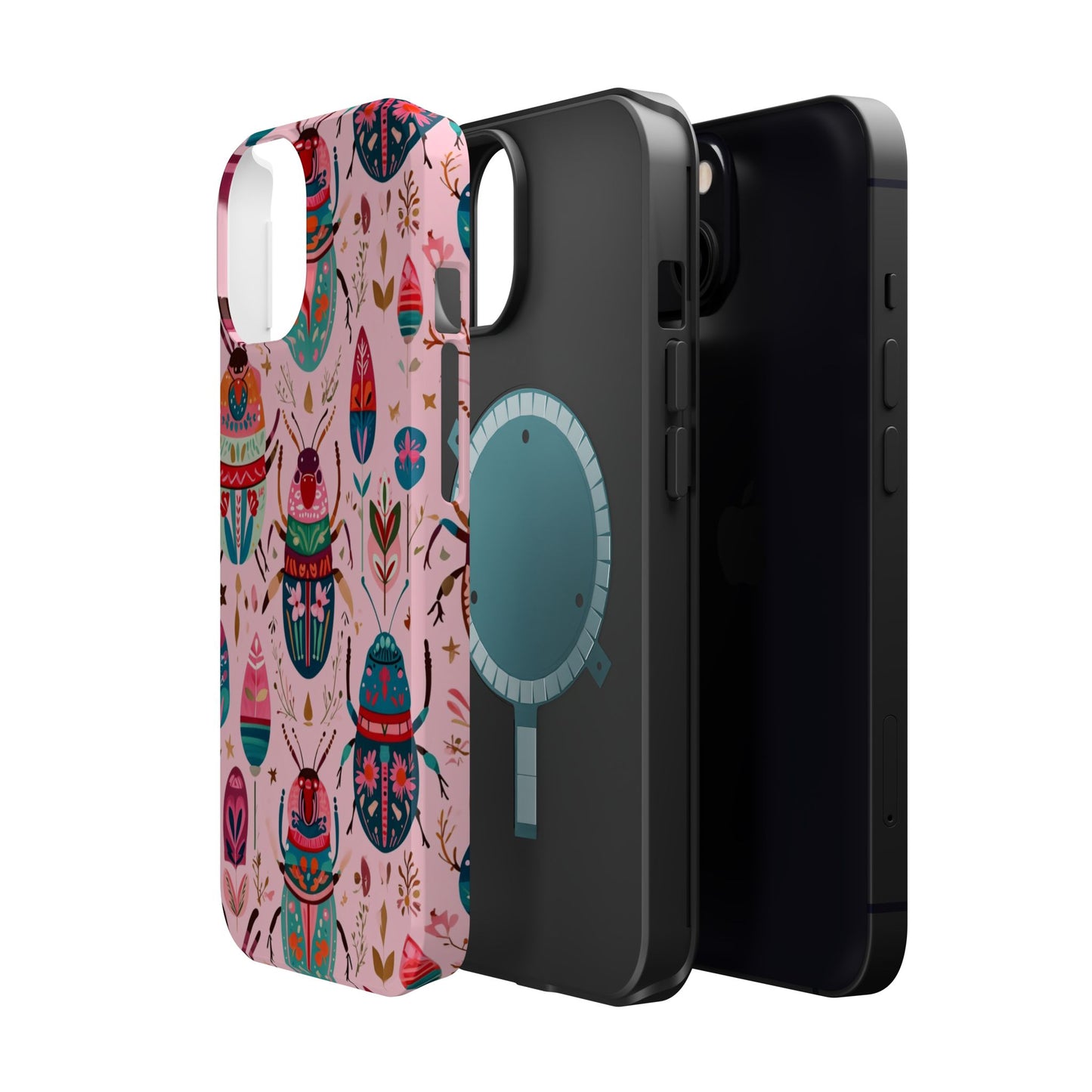 Phone Case — Colorful Boho Beetle Magnetic Impact-Resistant Cover