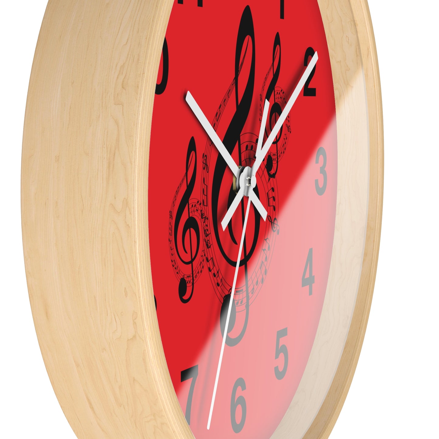 Musical Note Wall Clock - Perfect for Music Lovers, Gift for Musicians