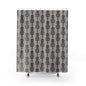 Musical Note Shower Curtain, Vibrant Violin Design, Art Deco Bathroom Decor, Gift for Music Lovers, Unique Home Accessory, Shower Decor