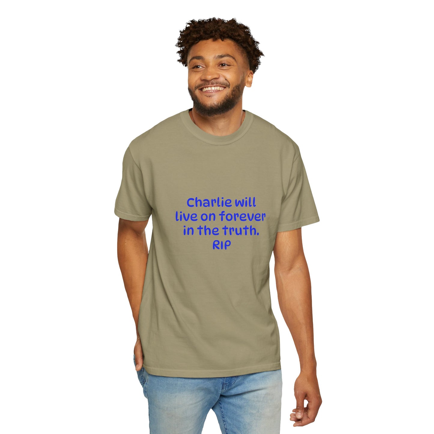 Inspirational Quote T-Shirt, Unisex Cotton Tee, Charlie Forever Shirt, Motivational Apparel, Gift for Friends, Casual Wear, Thoughtful [...]
