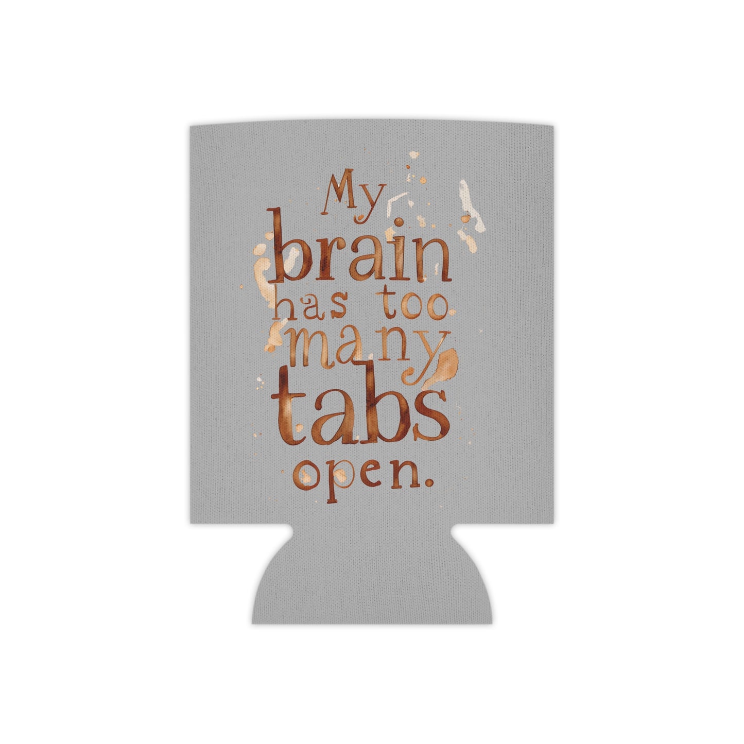 Brainy Can Cooler - Quirky Drink Sleeve, Funny Gift for Friends, Birthday, Party, Summer BBQ, Conversation Starter