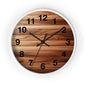 Rustic Wood Wall Clock - Natural Timber Home Decor