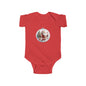 Christmas Baby Bodysuit - Vintage Santa Ornament Design