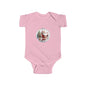Christmas Baby Bodysuit - Vintage Santa Ornament Design