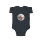 Christmas Baby Bodysuit - Vintage Santa Ornament Design
