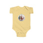 Christmas Baby Bodysuit - Vintage Santa Ornament Design