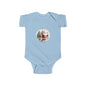 Christmas Baby Bodysuit - Vintage Santa Ornament Design