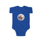 Christmas Baby Bodysuit - Vintage Santa Ornament Design