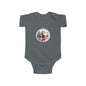 Christmas Baby Bodysuit - Vintage Santa Ornament Design