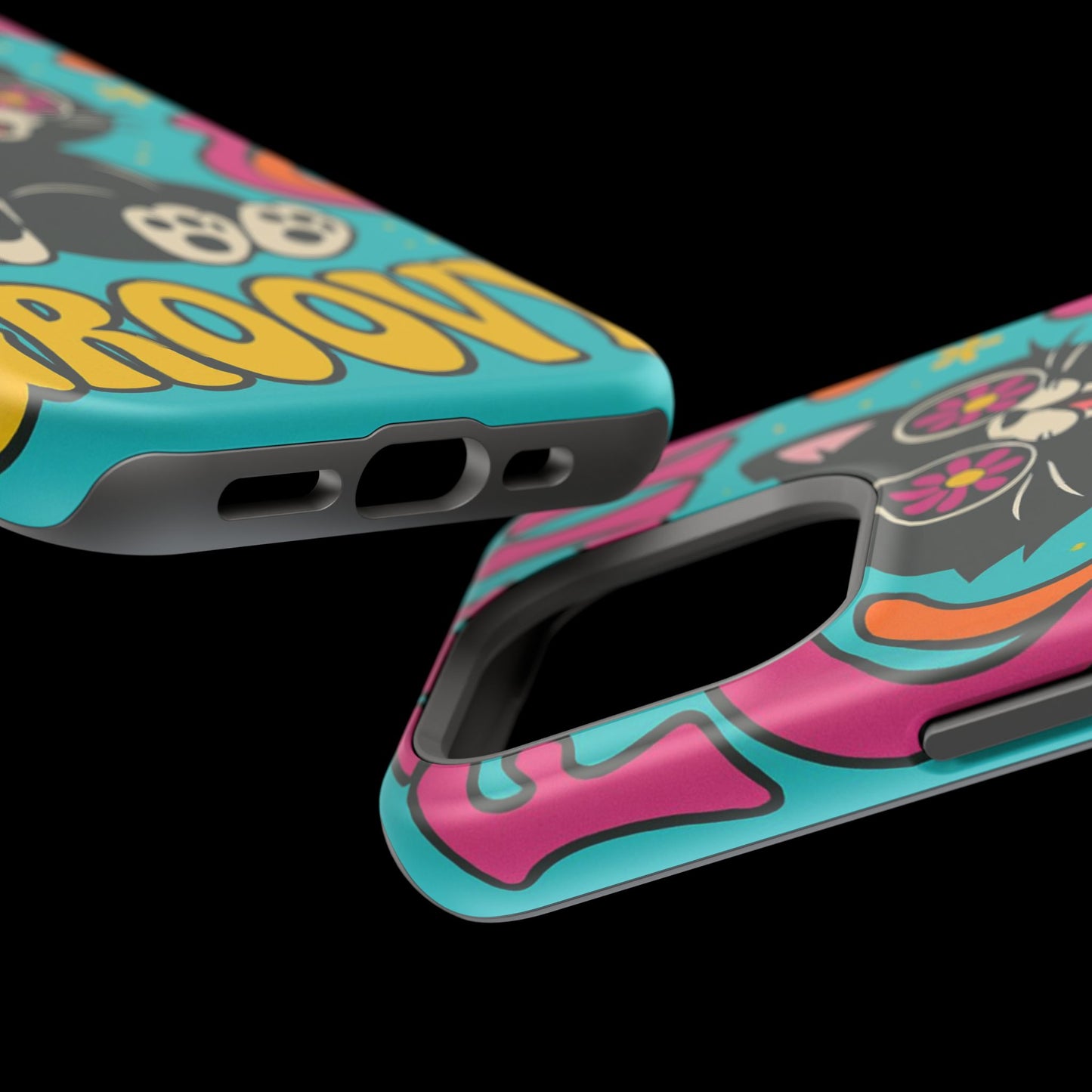 Groovy Cat Magnetic Impact-Resistant Phone Case