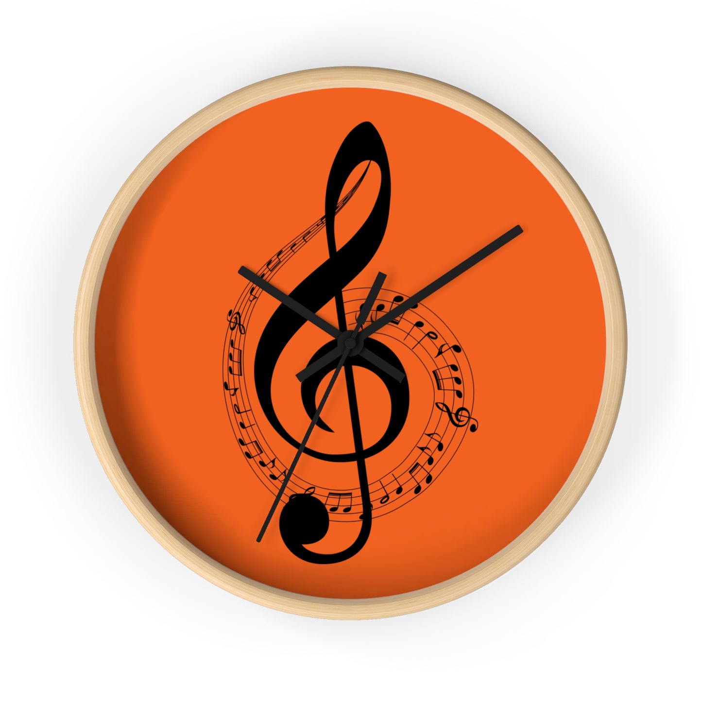 Musical Note Wall Clock | Perfect for Music Lovers, Home Decor, Gifts