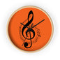 Musical Note Wall Clock | Perfect for Music Lovers, Home Decor, Gifts