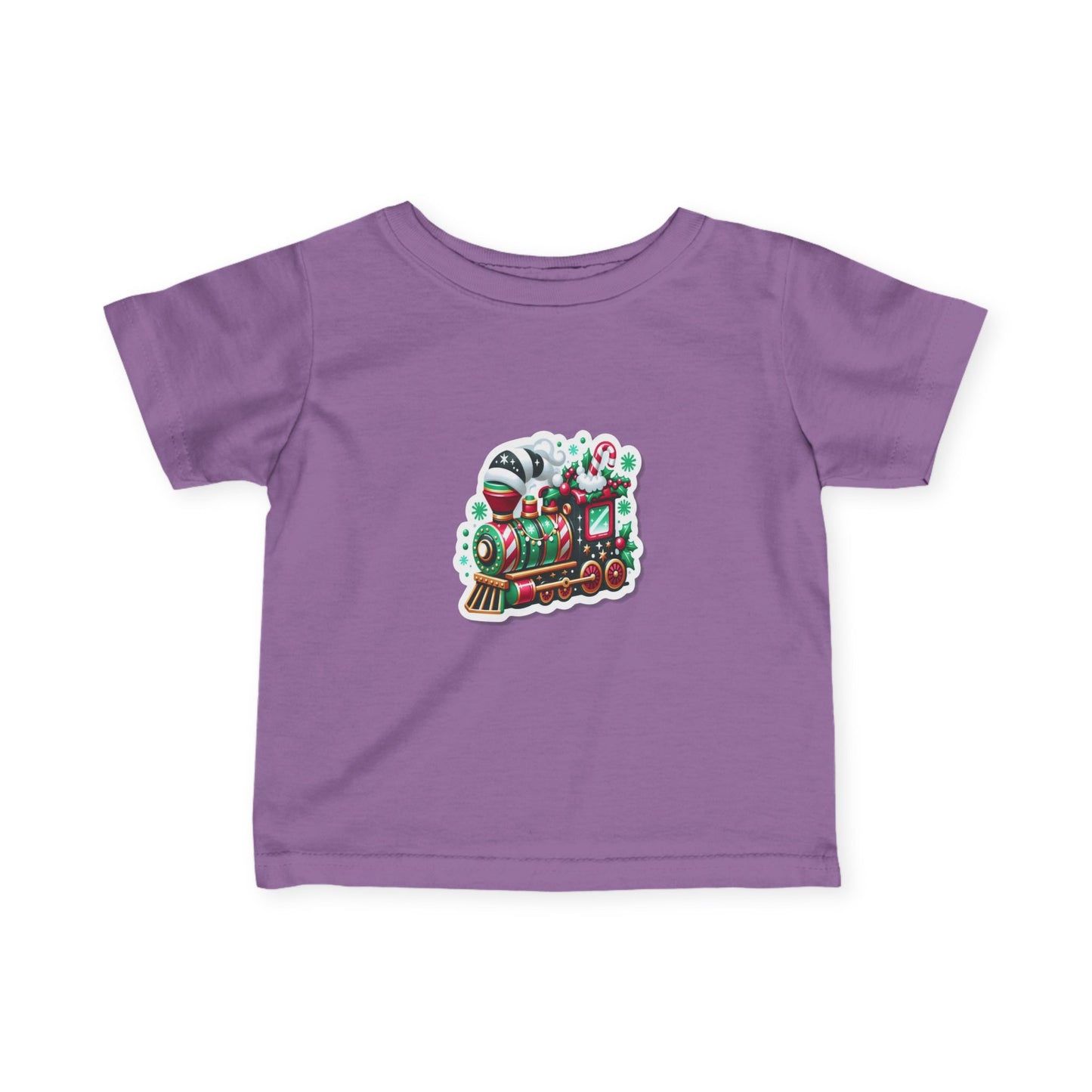 Infant Tee — Cute Christmas Toy Train Holiday Baby Shirt