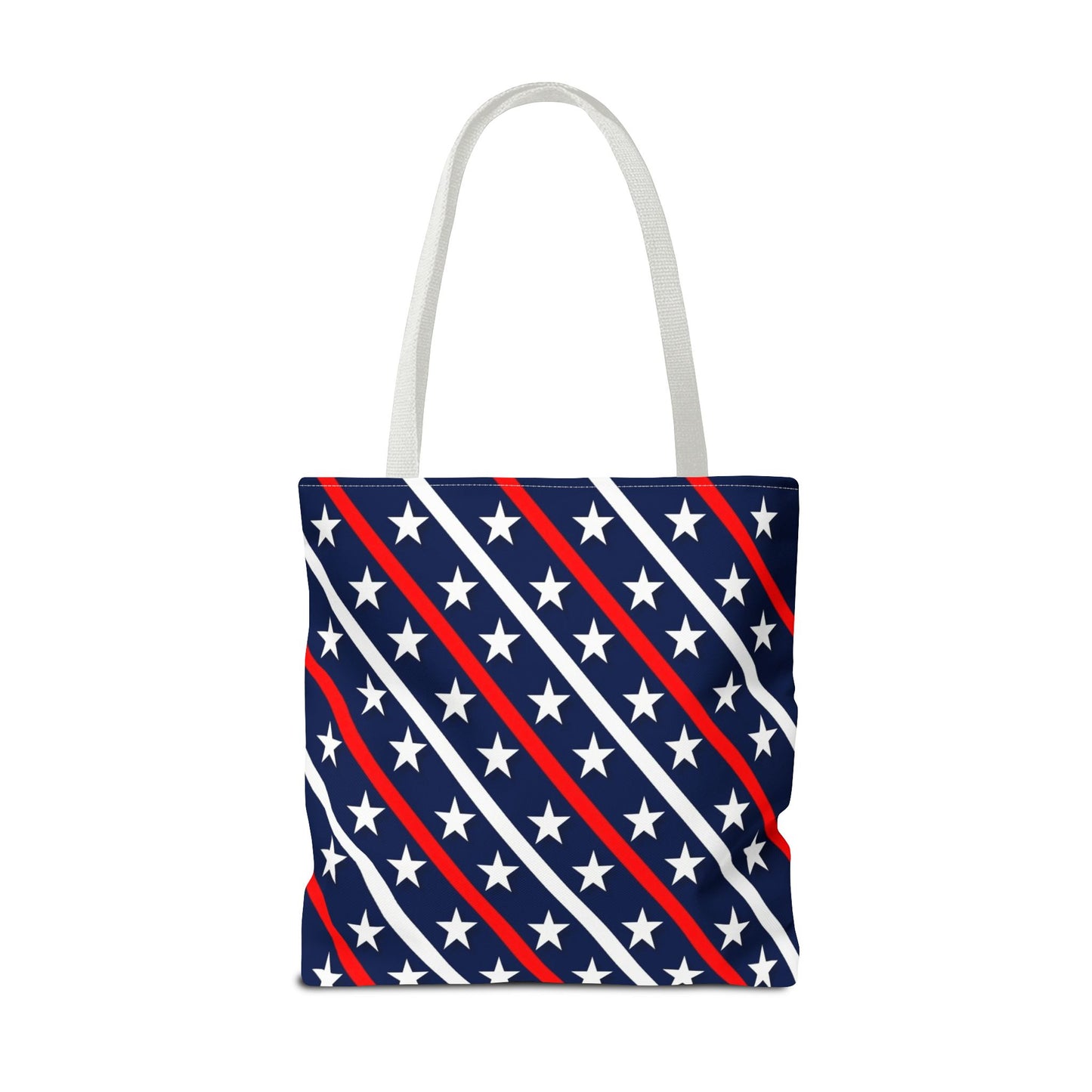 Patriotic Tote Bag, USA Flag Inspired