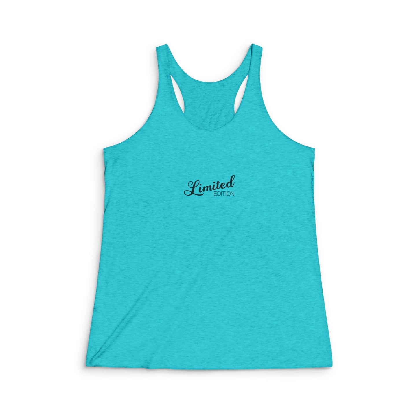 Chic Limited Edition Women's Racerback Tank, Summer Workout Top, Casual Wear, Gift for Her, Fitness Apparel, Beach Tank